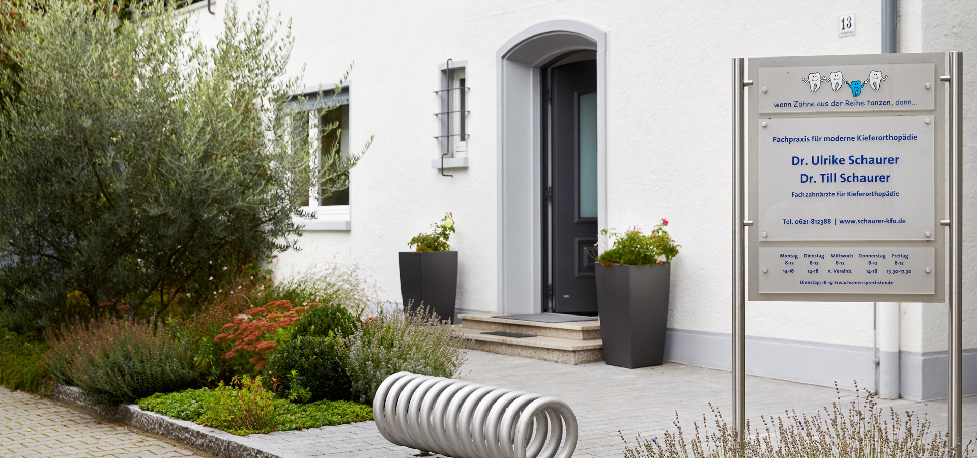 Außenansicht | Kieferorthopädische Fachzahnarztpraxis Dr. Schaurer in Mannheim